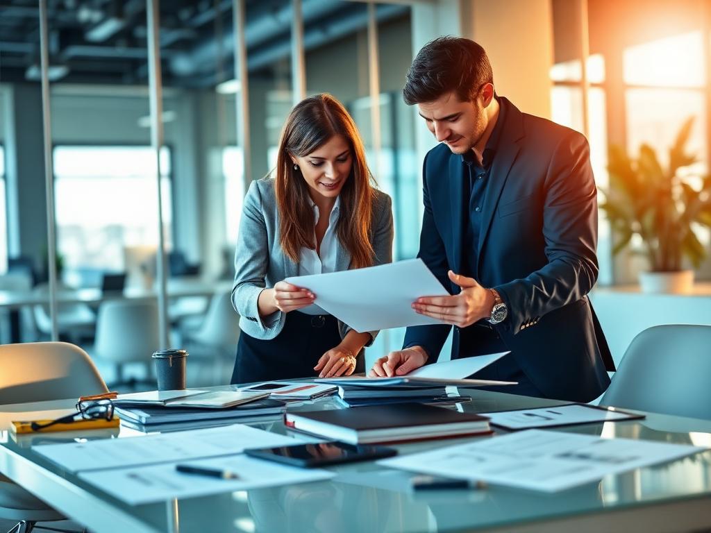 Deux experts GNS analysent des échantillons et des documents d'achat